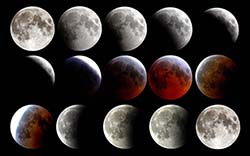 moon, phases